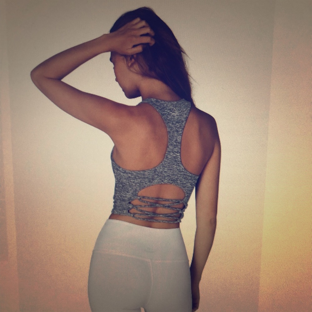 Across the strap cropped tank